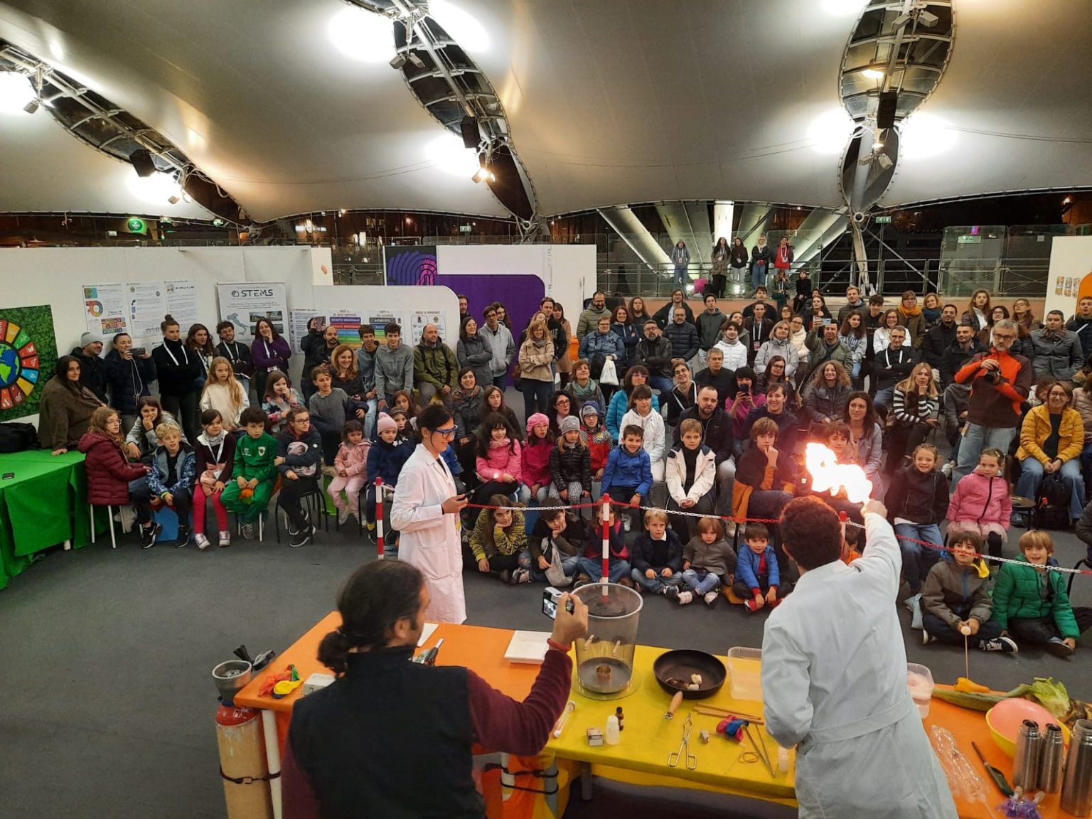 Attendance at Science Festival in Genoa The Electronic Ceramics